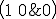 \left(\begin{matrix}1&amp;0\&amp;0\end{array}\right)