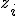  z_i 