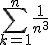  \sum_{k=1}^{n} \frac{1}{n^3} 