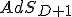 AdS_{D+1}