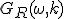G_R(\omega,k)