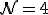 {\cal N}=4