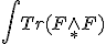 \int~Tr(F\wedge_{*}F)
