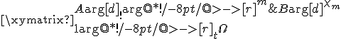 \xymatrix {A \ar[d]_{!} \ar@{{}*!/-8pt/@{>}->}[r]^{m} &amp; B \ar[d]^{\chi_{m}} \\ 1 \ar@{{}*!/-8pt/@{>}->}[r]_{t} \Omega}