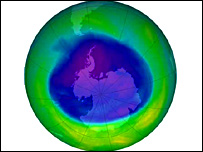 nasa ozone hole picture