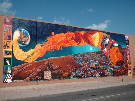 phoenix mural