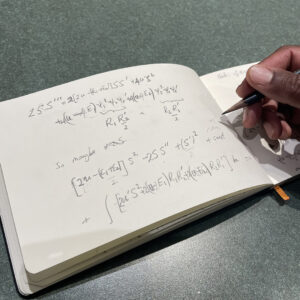 Snapshot of notebook page